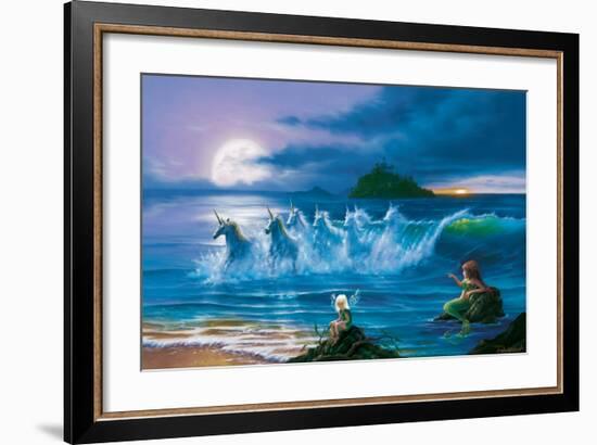 They Only Come Out at Night-Jim Warren-Framed Premium Giclee Print