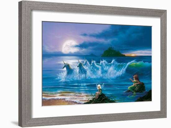 They Only Come Out at Night-Jim Warren-Framed Premium Giclee Print