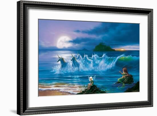 They Only Come Out at Night-Jim Warren-Framed Premium Giclee Print