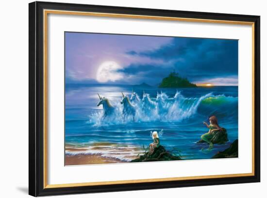 They Only Come Out at Night-Jim Warren-Framed Premium Giclee Print