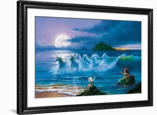 They Only Come Out at Night-Jim Warren-Framed Premium Giclee Print