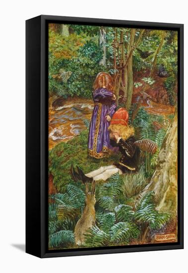 They Sat Down and Cried-John Byam Shaw-Framed Premier Image Canvas