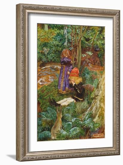 They Sat Down and Cried-John Byam Shaw-Framed Giclee Print