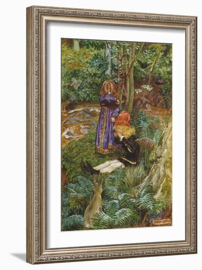 They Sat Down and Cried-John Byam Liston Shaw-Framed Giclee Print