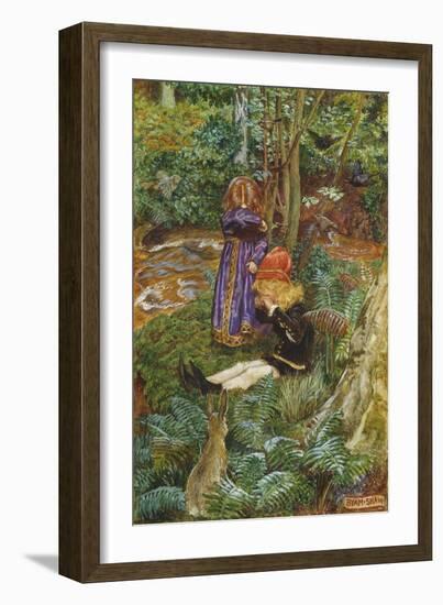 They Sat Down and Cried-John Byam Liston Shaw-Framed Giclee Print