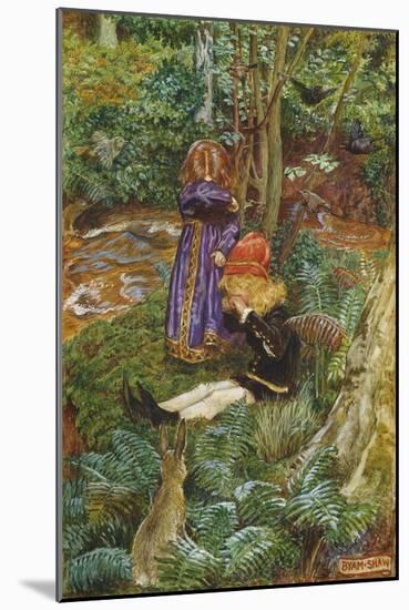 They Sat Down and Cried-John Byam Liston Shaw-Mounted Giclee Print