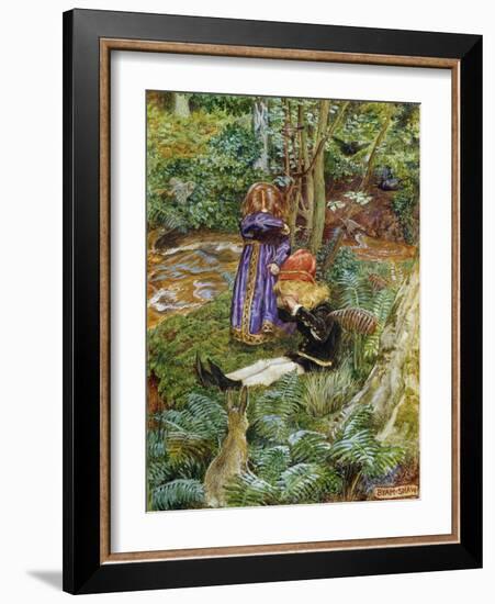 They Sat Down and Cried-John Byam Shaw-Framed Giclee Print