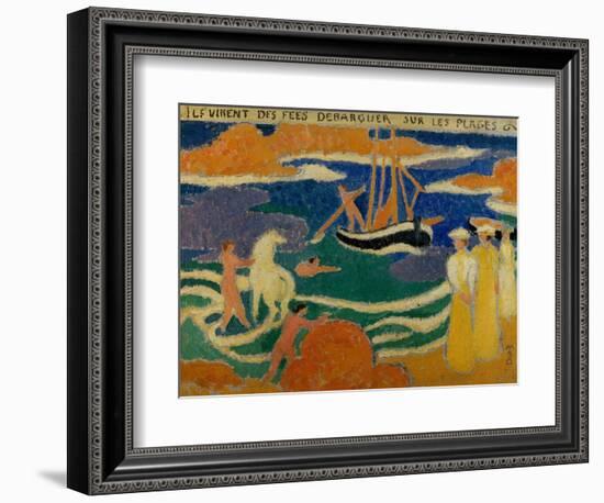 They Saw Fairies Landing on the Beaches-Maurice Denis-Framed Giclee Print