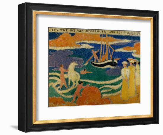 They Saw Fairies Landing on the Beaches-Maurice Denis-Framed Giclee Print