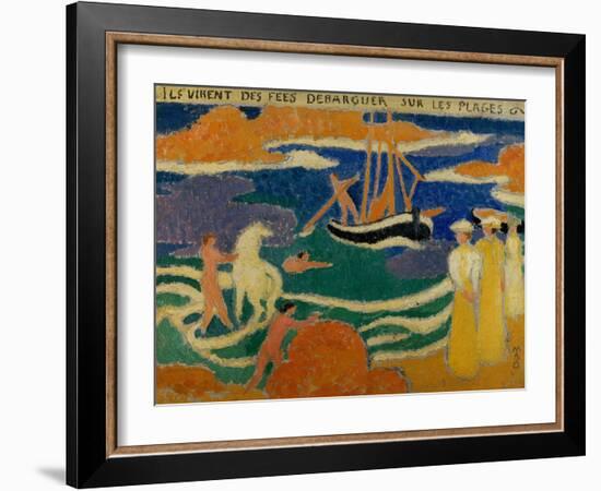 They Saw Fairies Landing on the Beaches-Maurice Denis-Framed Giclee Print