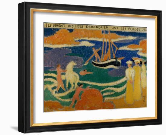 They Saw Fairies Landing on the Beaches-Maurice Denis-Framed Giclee Print