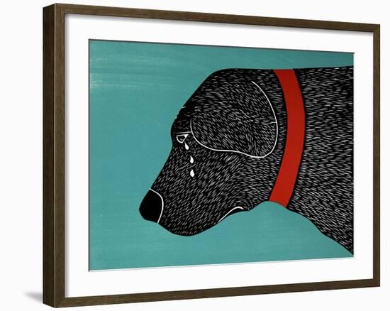 They Sense When You Go Away Black-Stephen Huneck-Framed Giclee Print