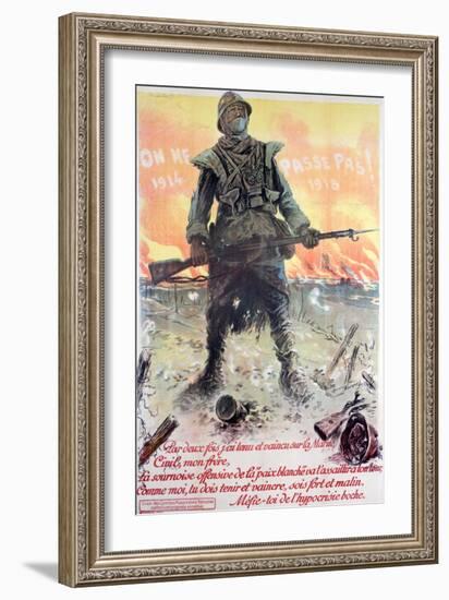 They Shall Not Pass! 1914-1918, 1918-Maurice Neumont-Framed Giclee Print