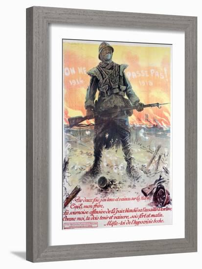 They Shall Not Pass! 1914-1918, 1918-Maurice Neumont-Framed Giclee Print