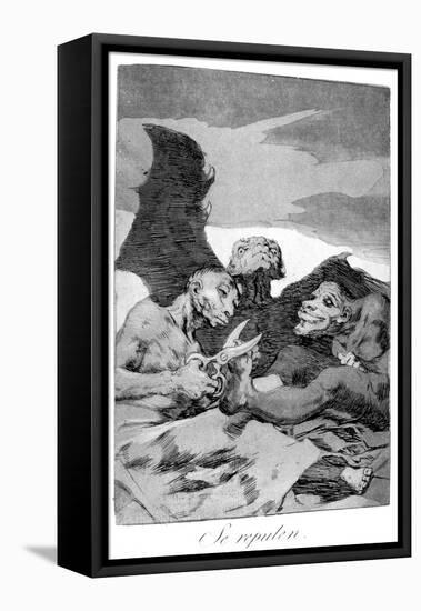 They Spruce Themselves Up, 1799-Francisco de Goya-Framed Premier Image Canvas