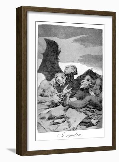 They Spruce Themselves Up, 1799-Francisco de Goya-Framed Giclee Print