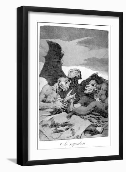 They Spruce Themselves Up, 1799-Francisco de Goya-Framed Giclee Print