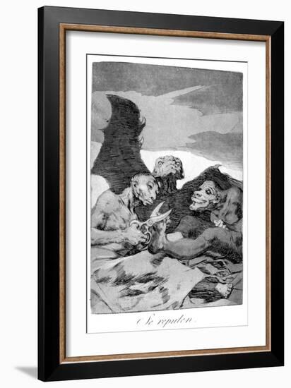 They Spruce Themselves Up, 1799-Francisco de Goya-Framed Giclee Print