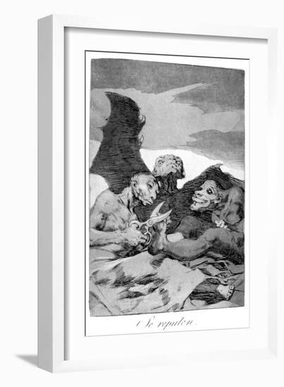 They Spruce Themselves Up, 1799-Francisco de Goya-Framed Giclee Print