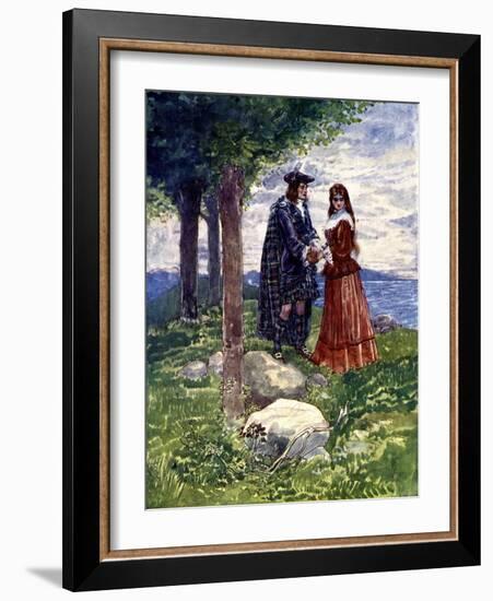 They Took a Sad Farewell of Each Other, 1746-AS Forrest-Framed Giclee Print