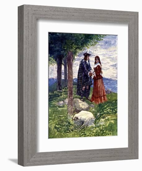 They Took a Sad Farewell of Each Other, 1746-AS Forrest-Framed Giclee Print