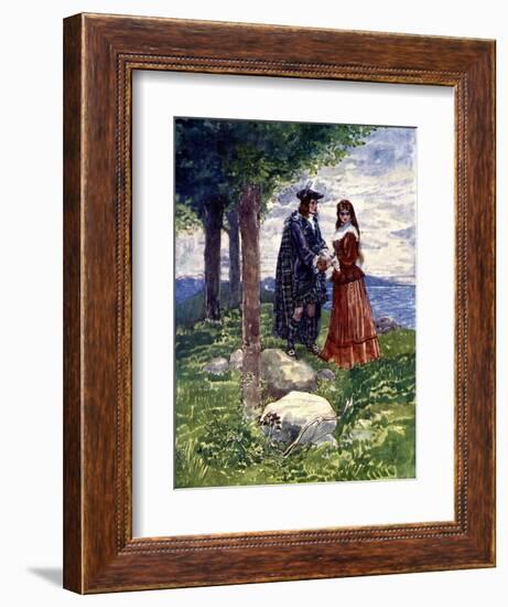 They Took a Sad Farewell of Each Other, 1746-AS Forrest-Framed Giclee Print