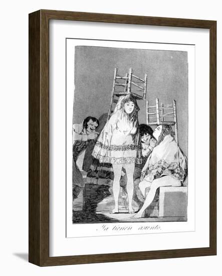 They've Already Got a Seat, 1799-Francisco de Goya-Framed Giclee Print