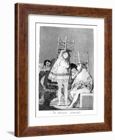 They've Already Got a Seat, 1799-Francisco de Goya-Framed Giclee Print