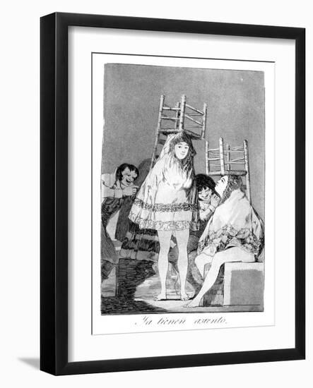 They've Already Got a Seat, 1799-Francisco de Goya-Framed Giclee Print