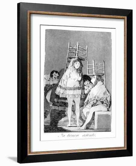 They've Already Got a Seat, 1799-Francisco de Goya-Framed Giclee Print