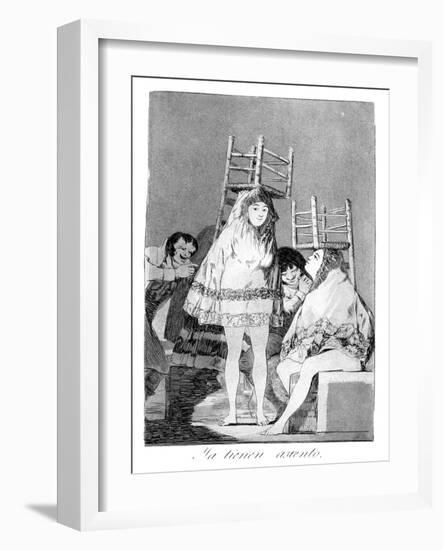 They've Already Got a Seat, 1799-Francisco de Goya-Framed Giclee Print