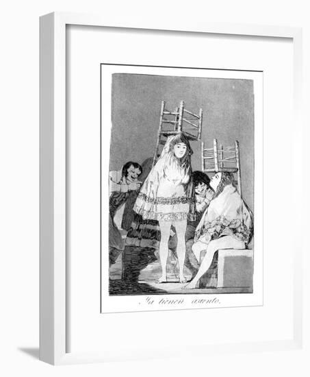 They've Already Got a Seat, 1799-Francisco de Goya-Framed Giclee Print