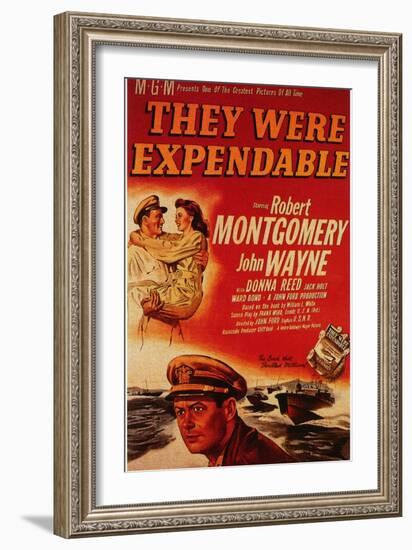 They Were Expendable, 1945-null-Framed Art Print