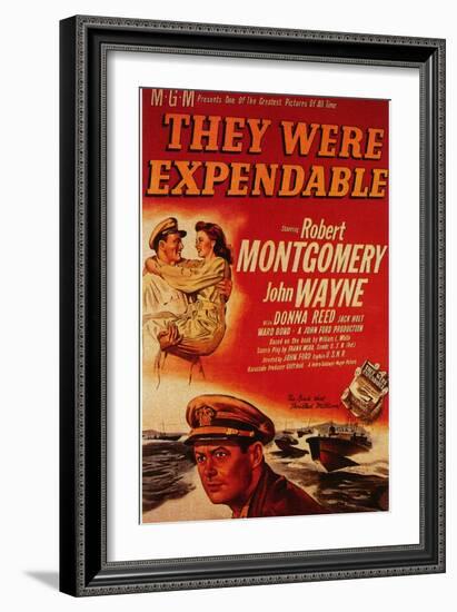 They Were Expendable, 1945-null-Framed Art Print