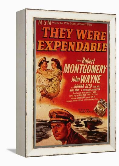 They Were Expendable, 1945-null-Framed Stretched Canvas