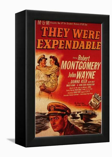 They Were Expendable, 1945-null-Framed Stretched Canvas