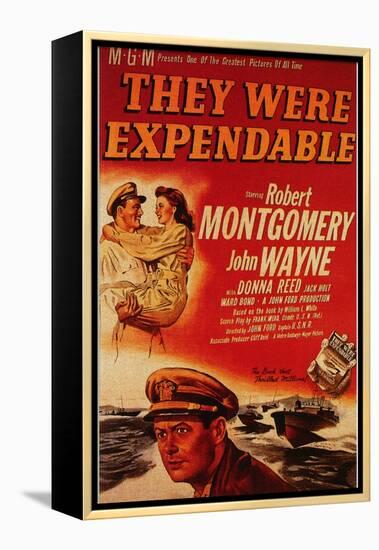 They Were Expendable, 1945-null-Framed Stretched Canvas