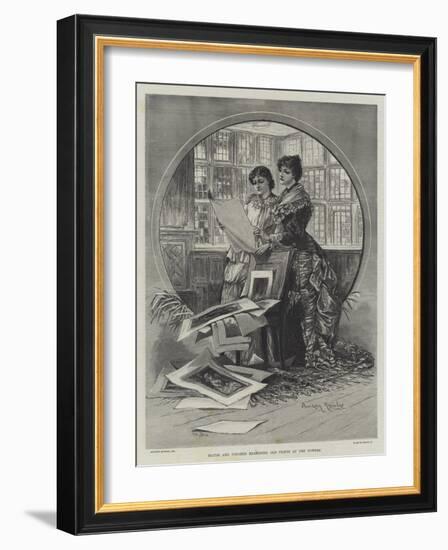 They Were Married-Davidson Knowles-Framed Giclee Print