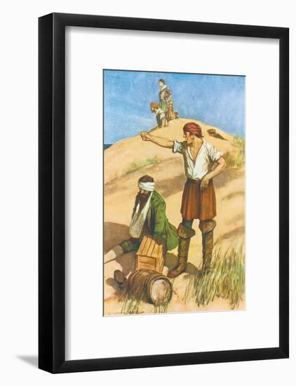 They Were Sent Ashore to Frizzle Till They Were Done-Stephen Reid-Framed Premium Giclee Print