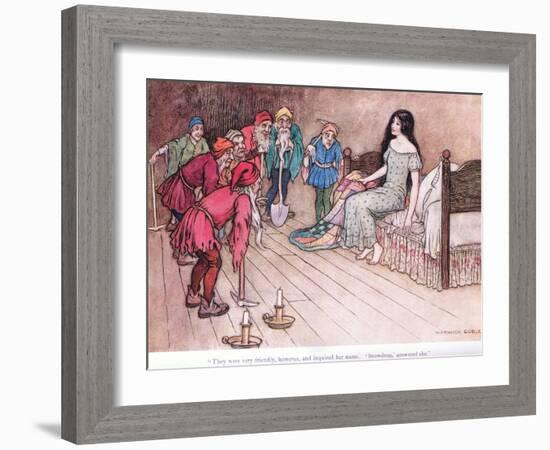 They Were Very Friendly However-Warwick Goble-Framed Giclee Print