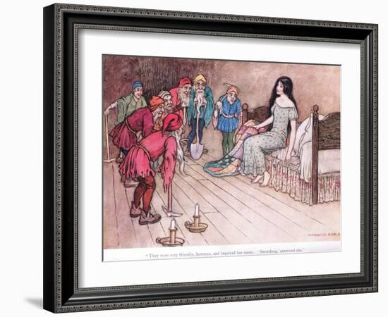 They Were Very Friendly However-Warwick Goble-Framed Giclee Print