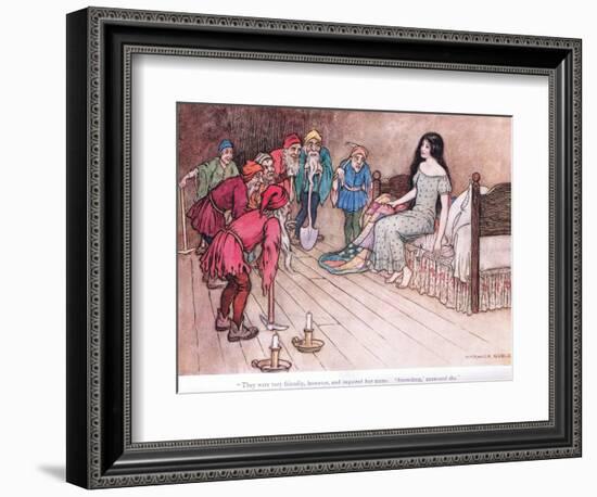 They Were Very Friendly However-Warwick Goble-Framed Giclee Print