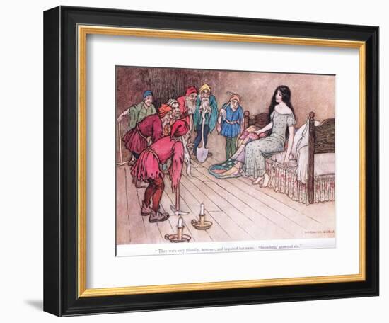 They Were Very Friendly However-Warwick Goble-Framed Giclee Print