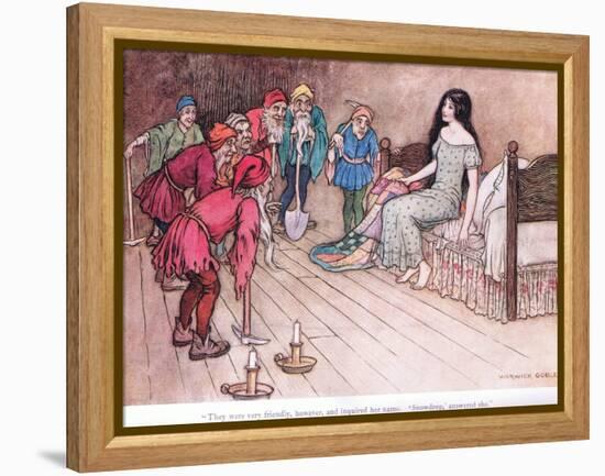 They Were Very Friendly However-Warwick Goble-Framed Premier Image Canvas