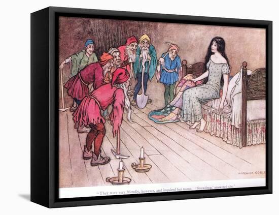 They Were Very Friendly However-Warwick Goble-Framed Premier Image Canvas