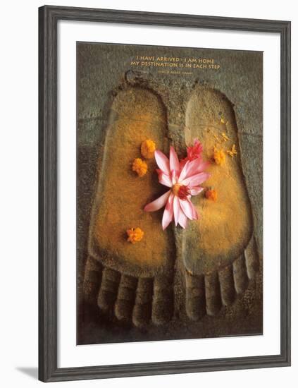 Thich Nath Hanh, I Have Arrived-null-Framed Art Print