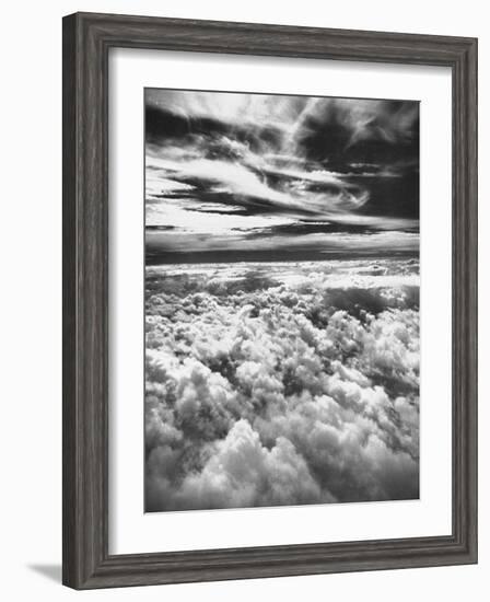 Thick, Dark Clouds Standing Still in the Sky-Fritz Goro-Framed Photographic Print