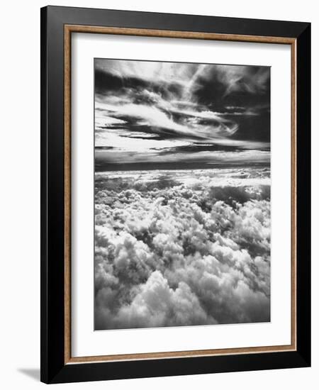 Thick, Dark Clouds Standing Still in the Sky-Fritz Goro-Framed Photographic Print