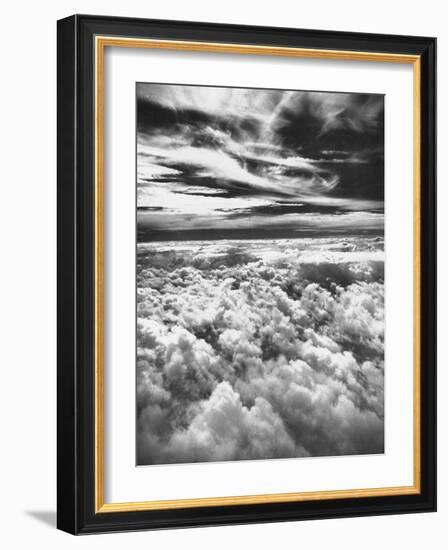 Thick, Dark Clouds Standing Still in the Sky-Fritz Goro-Framed Photographic Print