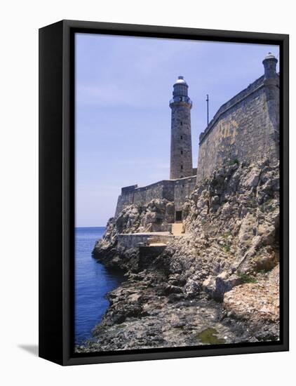 Thick Stone Walls, El Morro Fortress, La Havana, Cuba-Greg Johnston-Framed Premier Image Canvas